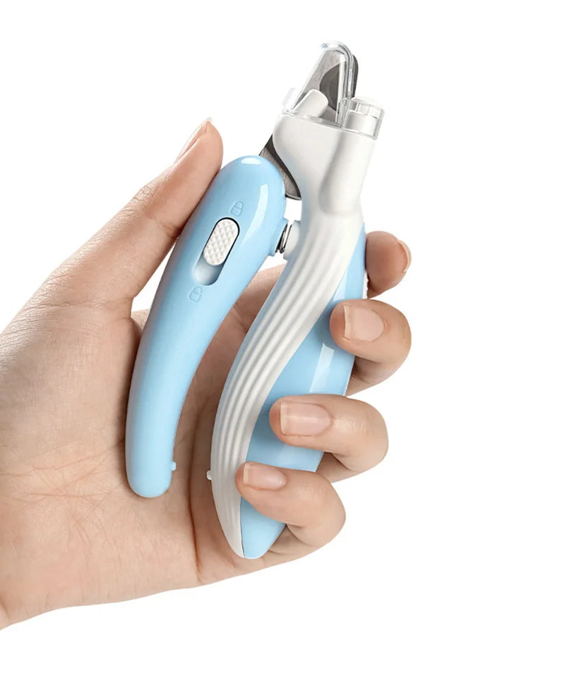 LED Electric Pet Nail Clippers & Grinder - Safe & Easy Dog & Cat Nail Care with Built-in Light