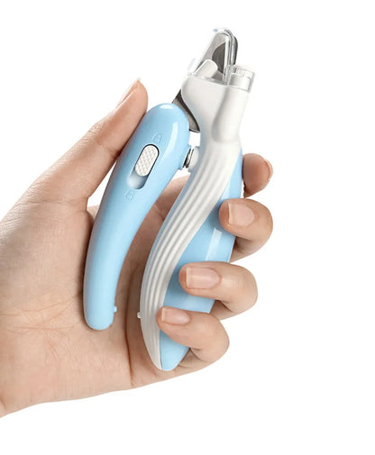 LED Electric Pet Nail Clippers & Grinder - Safe & Easy Dog & Cat Nail Care with Built-in Light