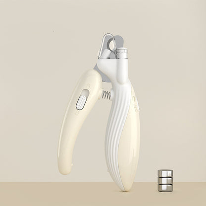 LED Electric Pet Nail Clippers & Grinder - Safe & Easy Dog & Cat Nail Care with Built-in Light